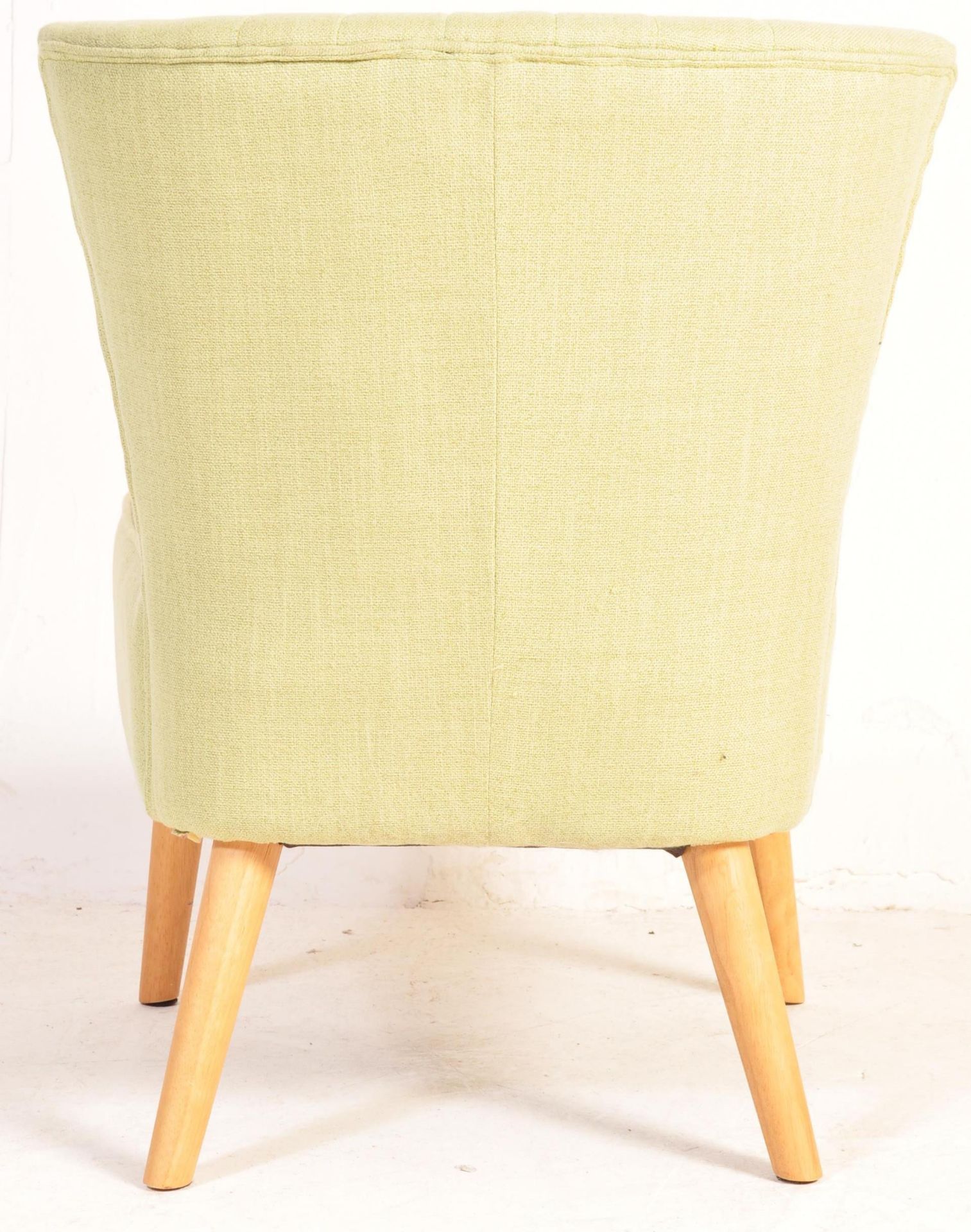 MID CENTURY RETRO 1950'S BOUDOIR COCKTAIL CHAIR - Image 6 of 6