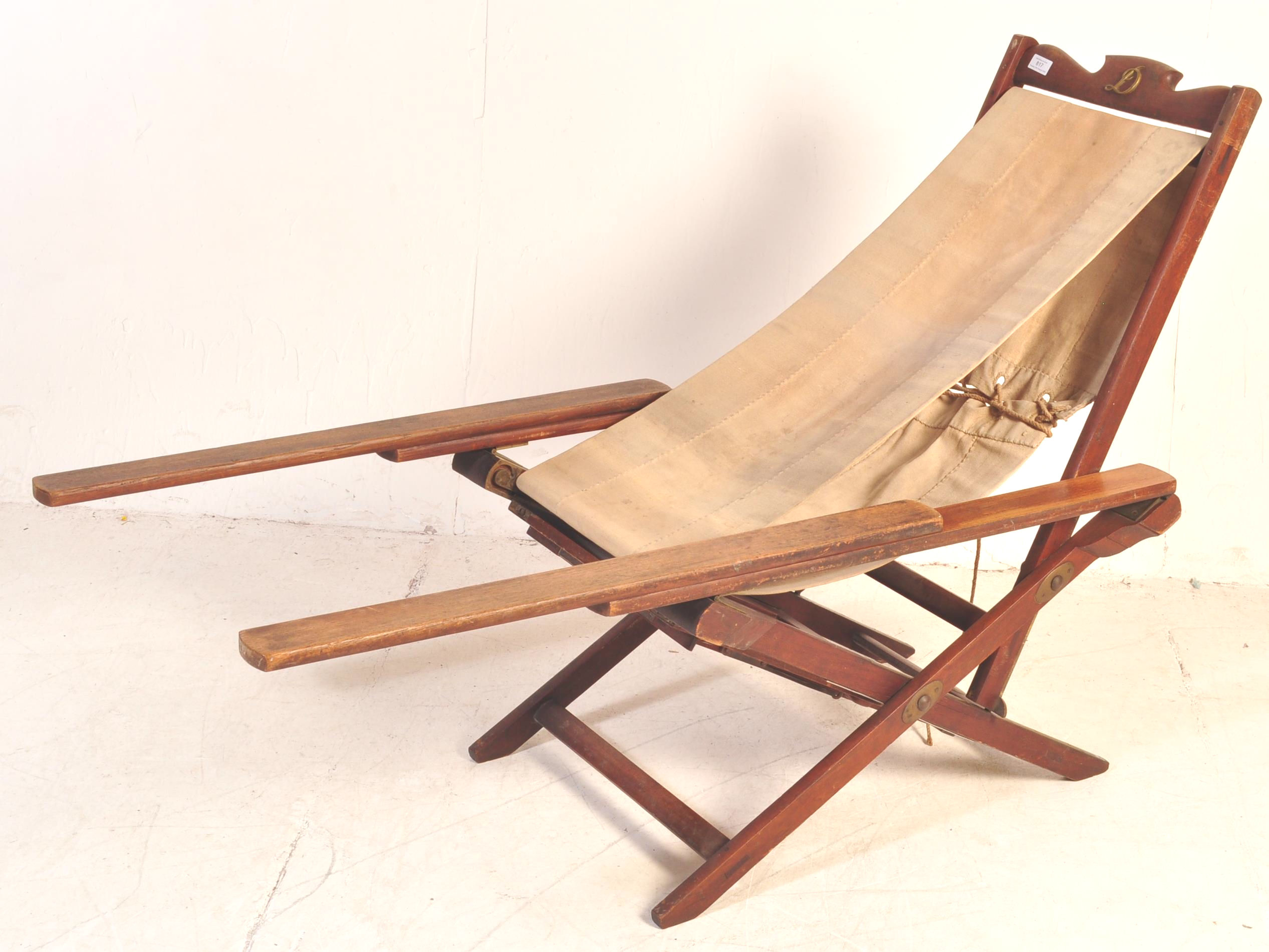 1940S SHIP STEAMER CHAIR - Image 4 of 10
