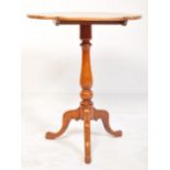 19TH CENTURY VICTORIAN MAHOGANY TILT TOP WINE TABLE