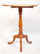 19TH CENTURY VICTORIAN MAHOGANY TILT TOP WINE TABLE