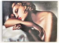 TAMARA DE LEMPICKA - 20TH CENTURY ART DECO PORTRAIT