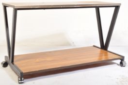 RETRO VINTAGE MID 20TH CENTURY MERROW ASSOCIATES TWO TIER COFFEE TABLE