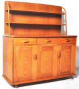 PRIORY BEECH & ELM KITCHEN DRESSER BASE WITH RACK TOP