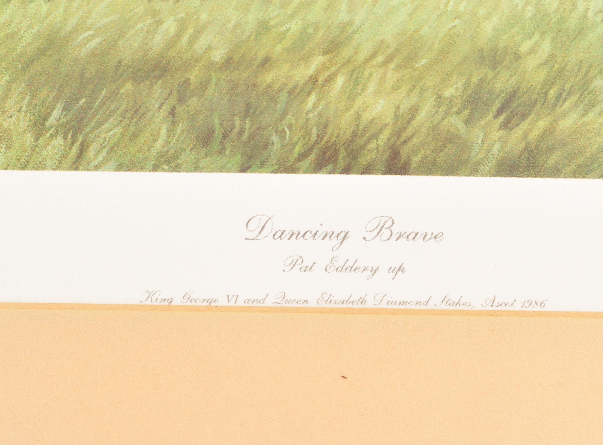 LIMITED EDITION 1986 S J WINGATE HORSE RACING JOCKEY PRINT - Image 3 of 5