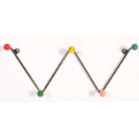 RETRO 20TH CENTURY SPUTNIK ATOMIC WIREWORK COAT RACK