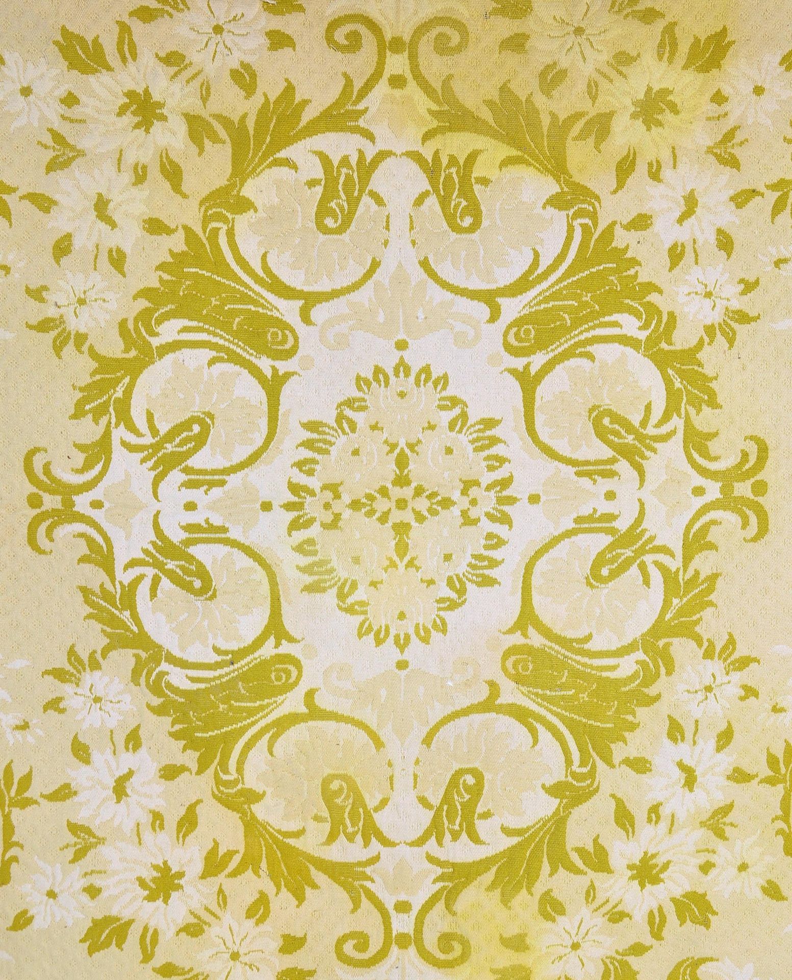 LARGE POLYCHROM DAMASK JACQUARD LOOM FLOOR RUG - Image 3 of 10