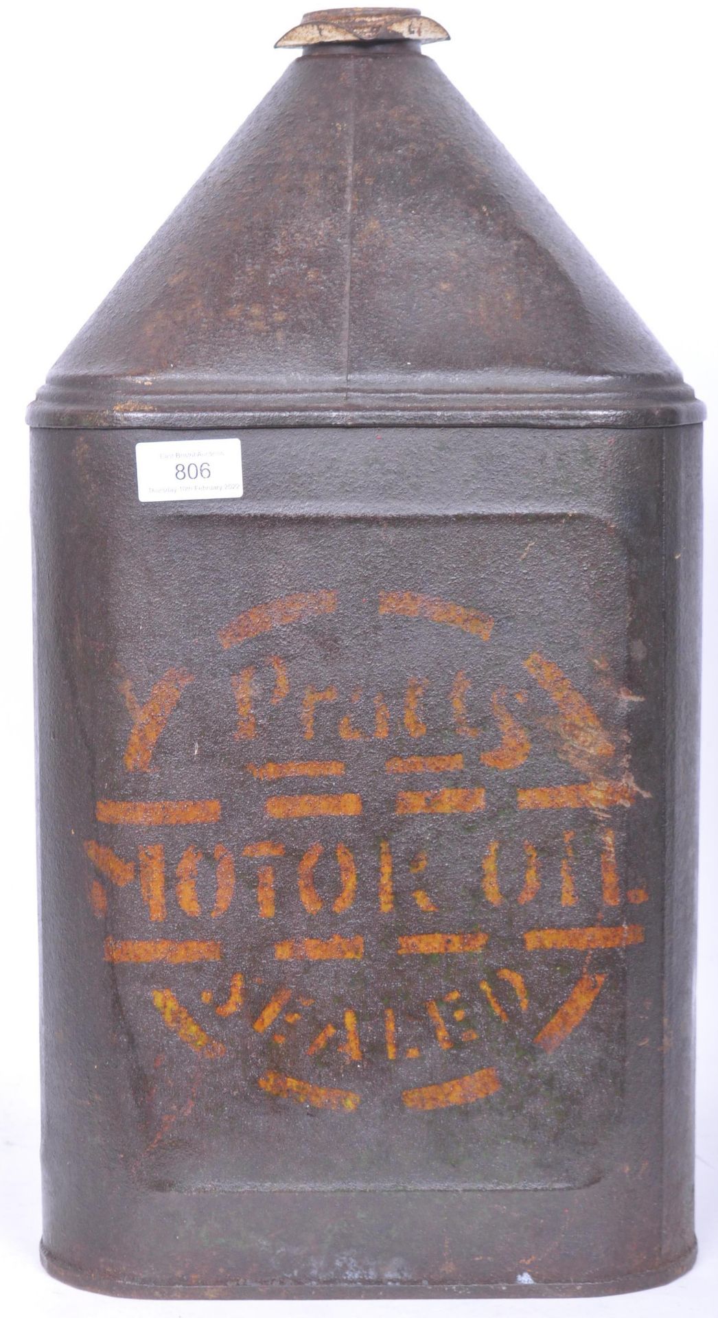 RETRO MID 20TH CENTURY MOTOR-OIL FUEL CAN