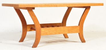 MID CENTURY RETRO TEAK WOOD LONG JOHN COFFEE TABLE