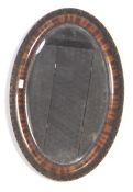 LARGE VINTAGE 20TH CENTURY OVAL WALL MIRROR