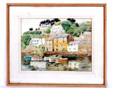 FRANK MOLE - POLPERRO - BRISTOL SAVAGES - WATERCOLOUR PAINTING OF A