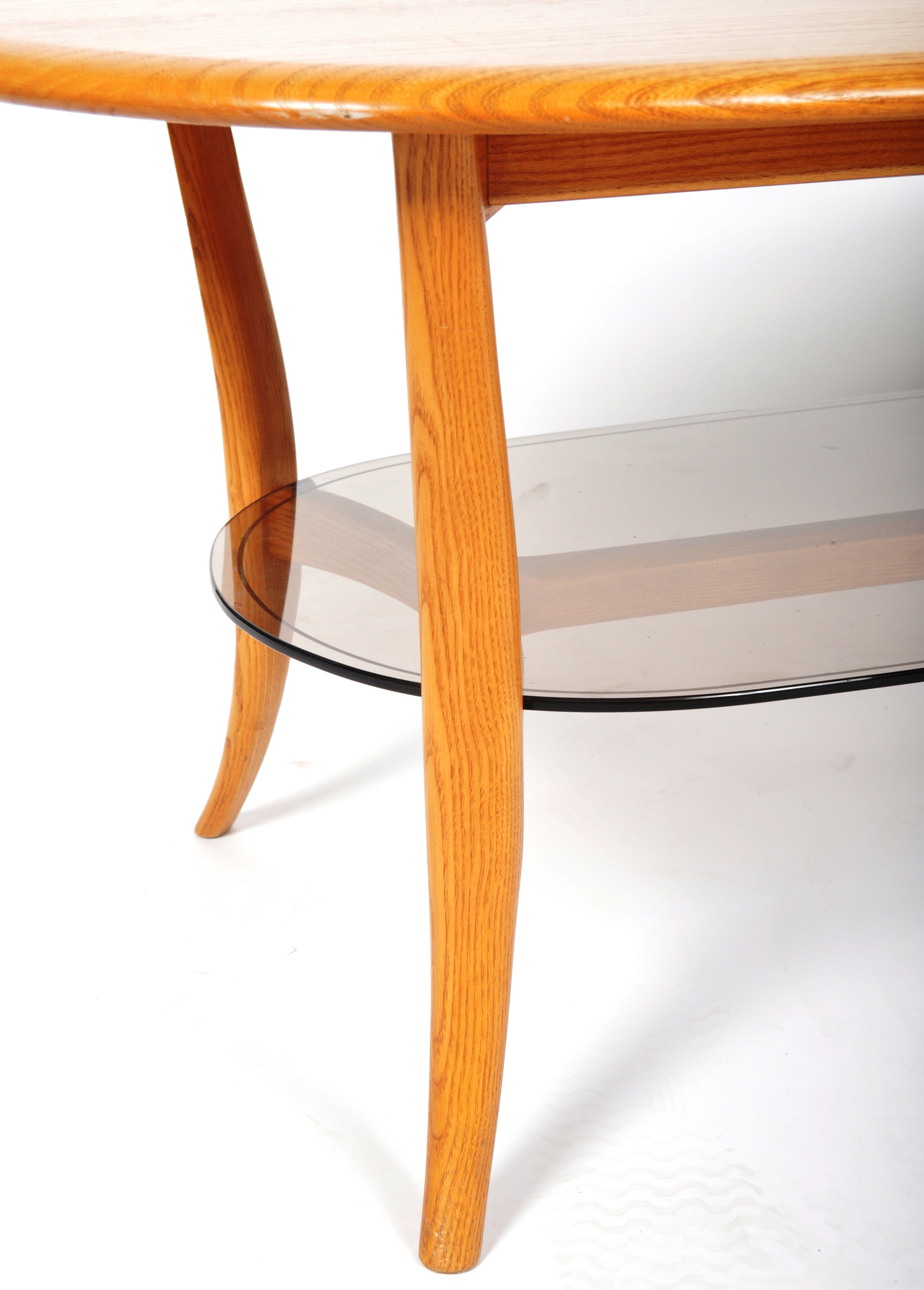 ERCOL - CONTEMPORARY BEECH AND ELM COFFEE TABLE - Image 4 of 4