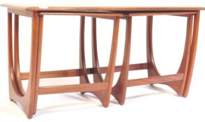 G-PLAN MID CENTURY TEAK WOOD NEST OF GRADUATING TABLES