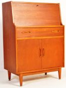 RETRO MID CENTURY DANISH INSPIRED TEAK WOOD BUREAU