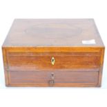 VICTORIAN 19TH CENTURY ROSEWOOD TUNBRIDGE WORKBOX