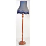 EARLY 20TH CENTURY MAHOGANY STANDARD LAMP