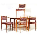 G-PLAN TEAK WOOD DINING ROOM TABLE & CHAIRS SUITE