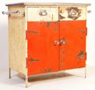 RETRO PAINTED METAL DENTISTRY KITCHEN UNIT