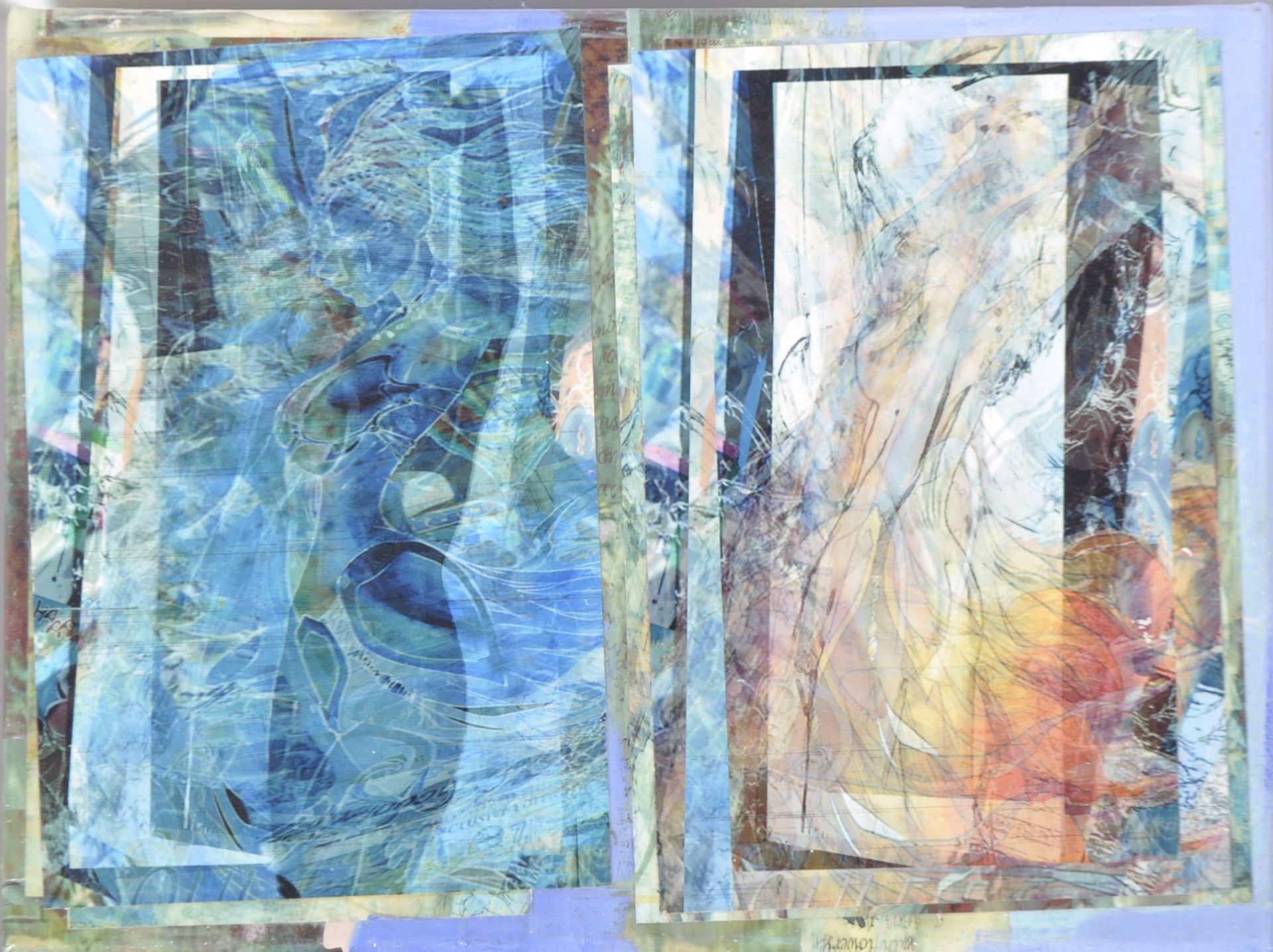 CHRISTOPHER HANKEY - COLLECTION OF THREE ABSTRACT ARTWORKS - Image 2 of 4