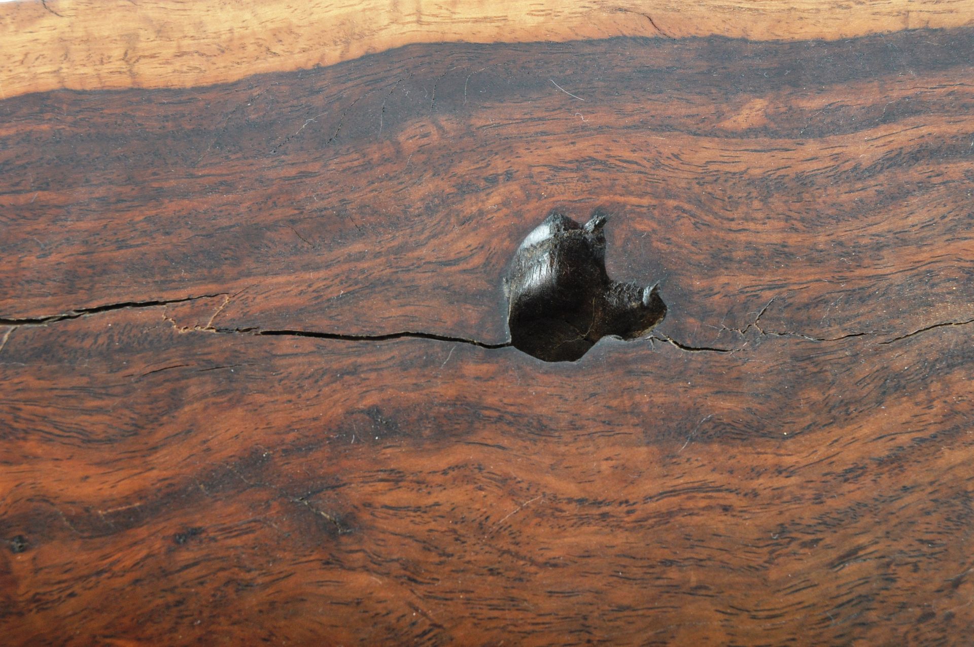 LATE 20TH CENTURY LIVE EDGE BREAKFAST BAR - Image 5 of 7