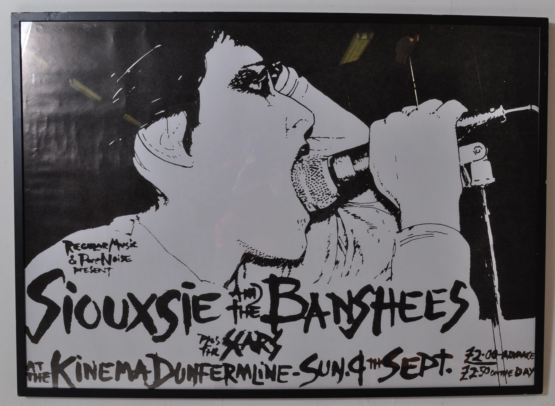 LARGE CONTEMPORARY FRAMED SIOUXSIE AND THE BANSHEES PRINT - Image 2 of 7