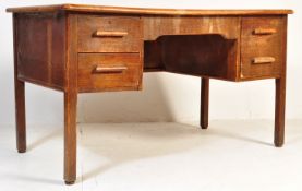 VINTAGE MID 20TH CENTURY OAK WRITING DESK