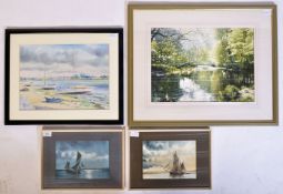 COLLECTION OF WATERCOLOUR PAINTINGS - BAILEY WARREN REAUD