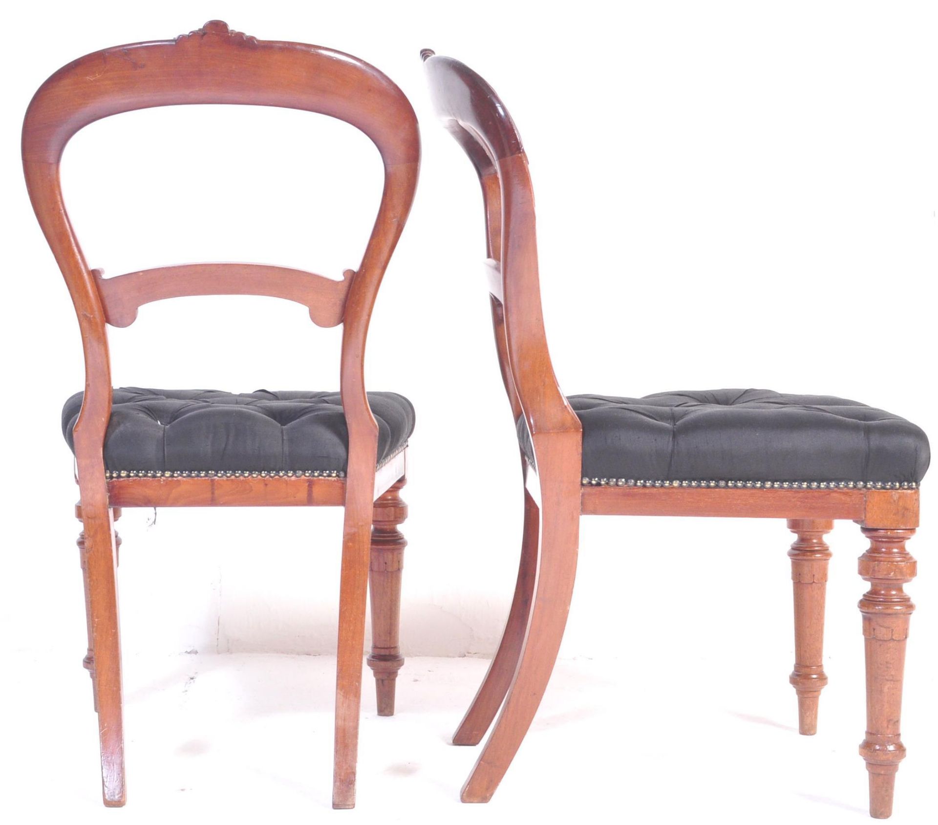 PAIR OF 19TH CENTURY VICTORIAN MAHOGANY DINING CHAIRS - Image 3 of 8