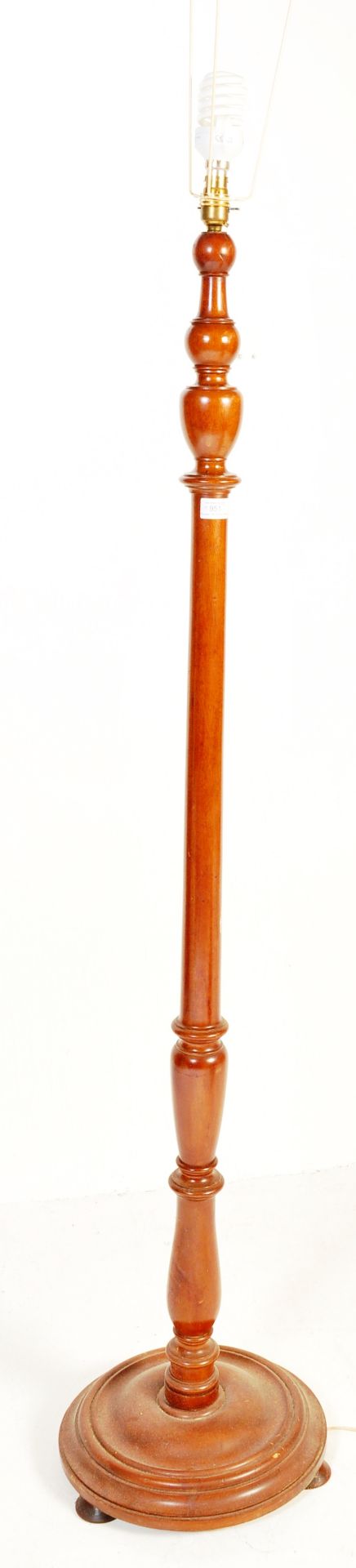 EARLY 20TH CENTURY MAHOGANY STANDARD LAMP - Image 7 of 8