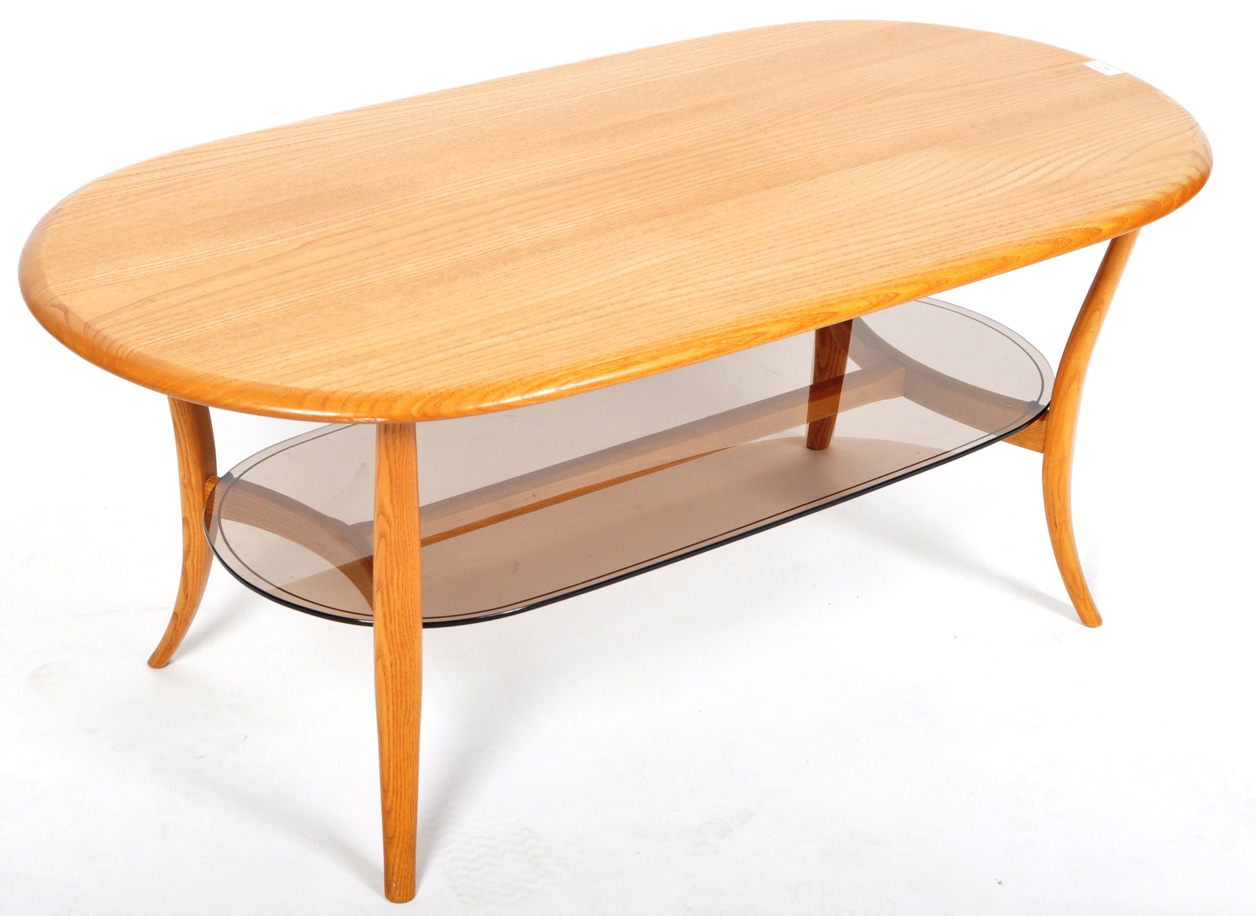ERCOL - CONTEMPORARY BEECH AND ELM COFFEE TABLE - Image 2 of 4