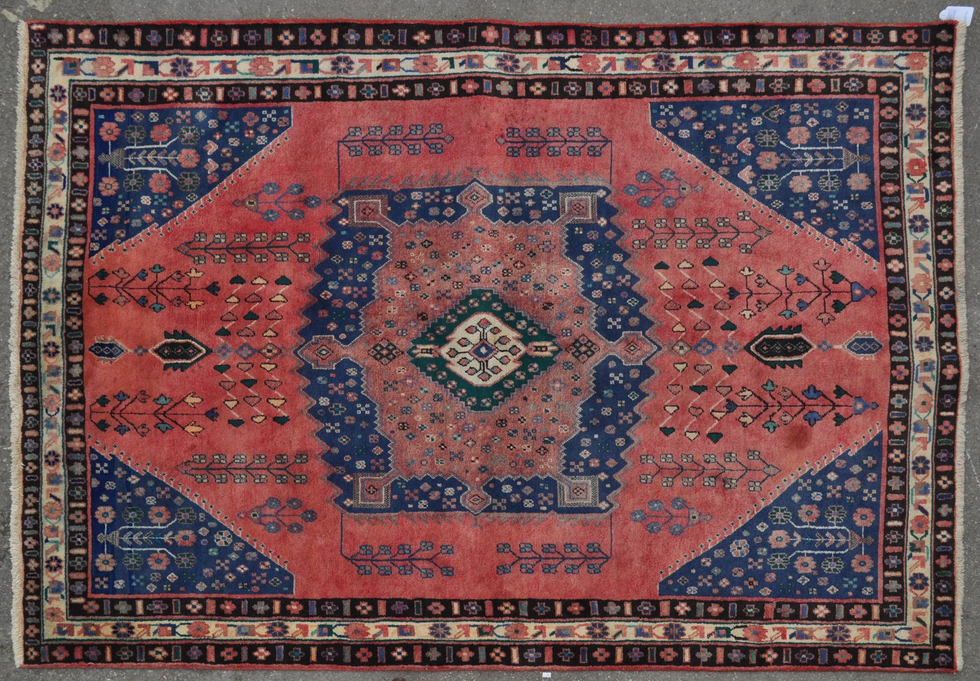 PERSIAN ISLAMIC HAND MADE WOOL AFSHAR RUG