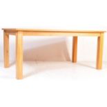 20TH CENTURY CONTEMPORARY OAK REFECTORY DINING TABLE