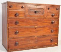 GEORGE III 19TH CENTURY SCOTTISH MAHOGANY CHEST OF DRAWERS