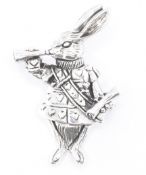 SILVER BEATRIX POTTER PETER RABBIT BROOCH