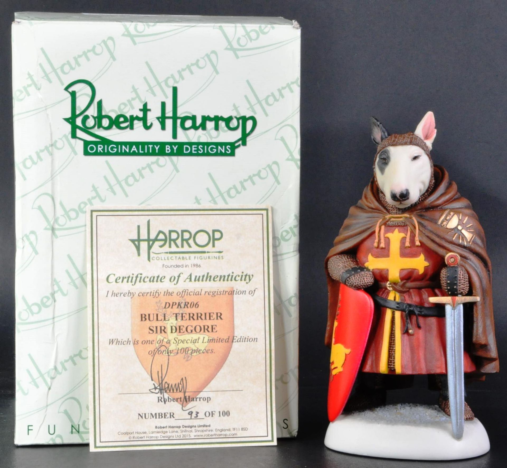 ROBERT HARROP - KNIGHTS OF THE ROUND TABLE - LIMITED EDITION FIGURE