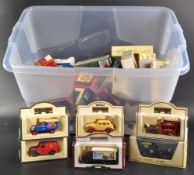 LARGE COLLECTION OF LLEDO & MATCHBOX DIECAST MODEL CARS