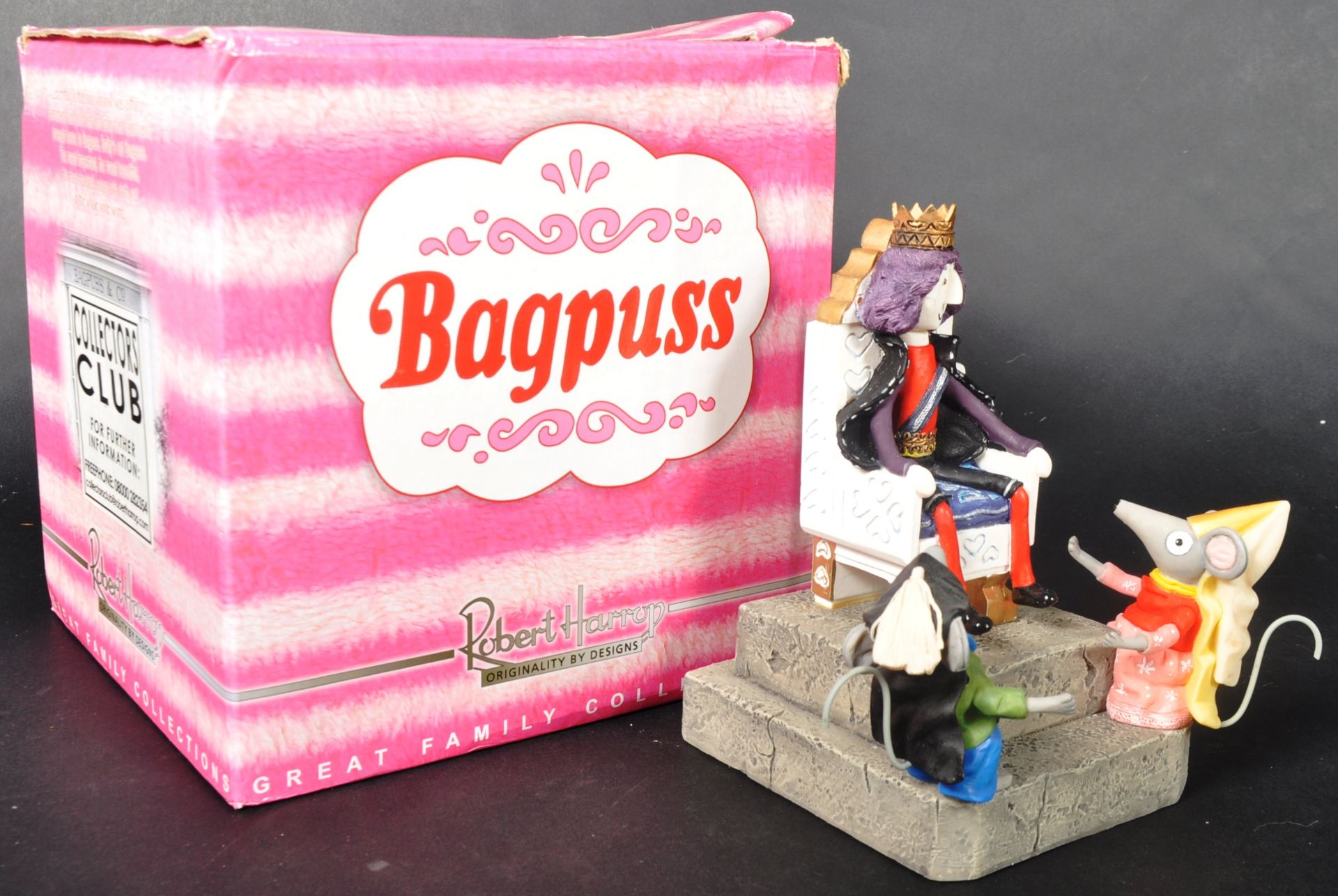 BAGPUSS – ROBERT HARROP – BOXED RESIN STATUE / FIGURINE