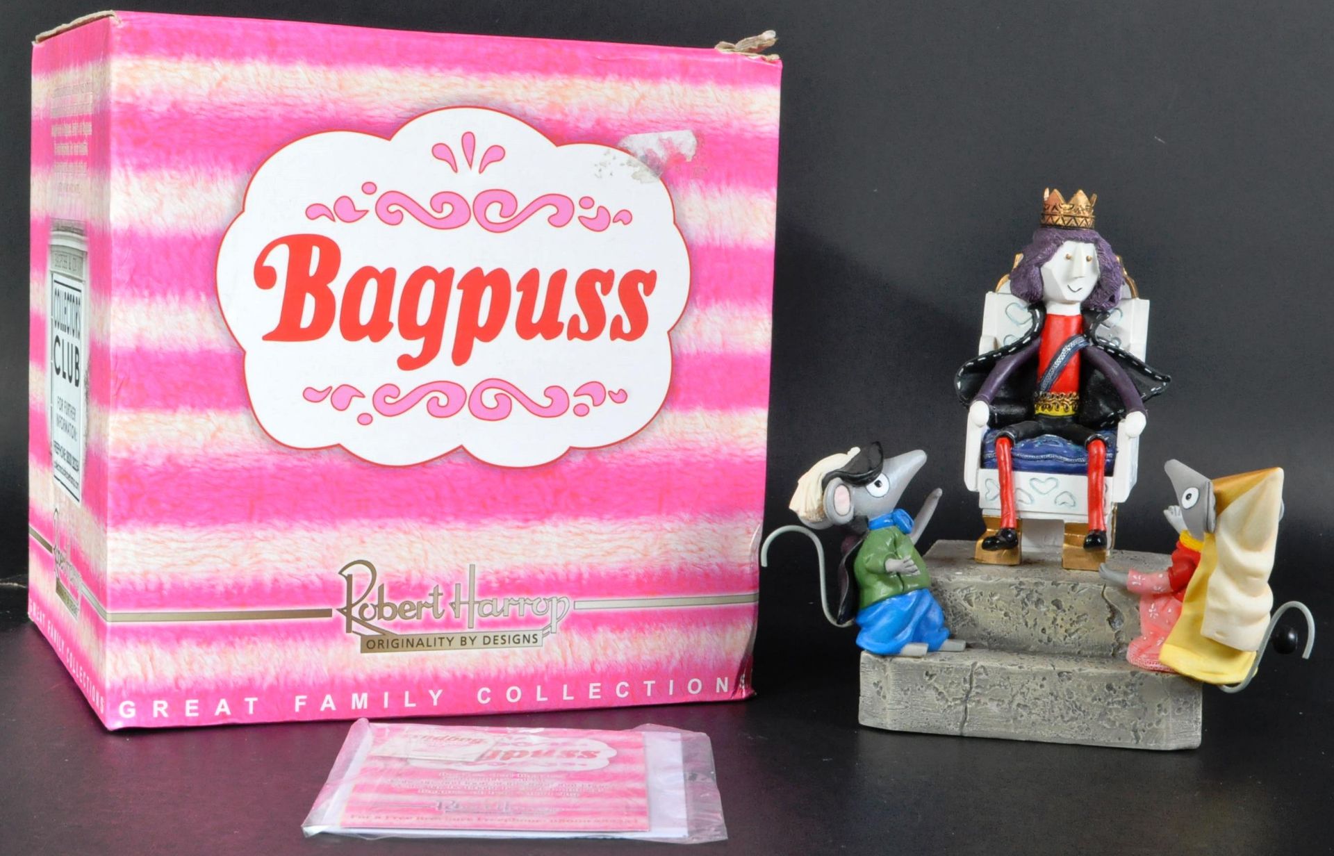 BAGPUSS – ROBERT HARROP – BOXED RESIN STATUES / FIGURINES