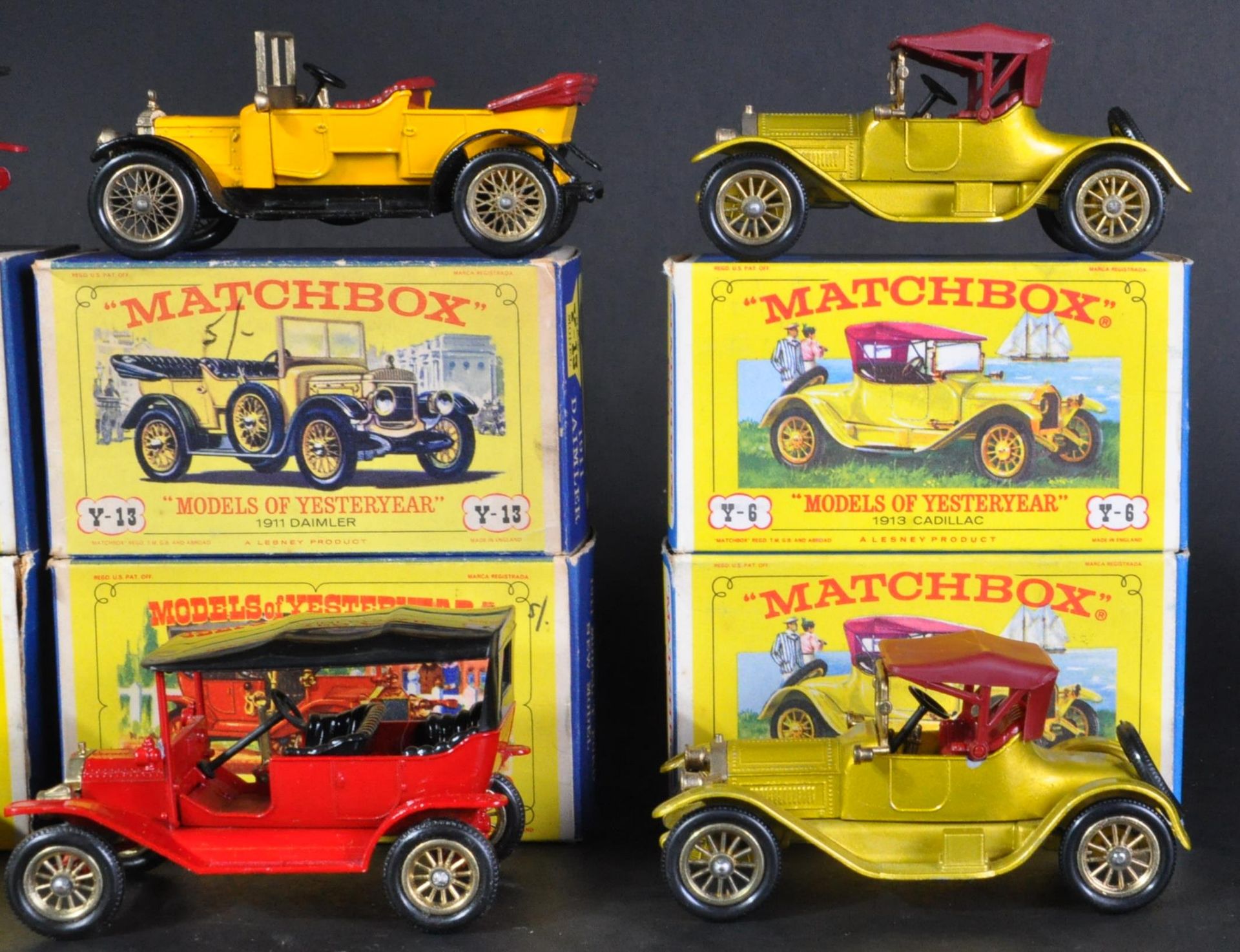 COLLECTION OF VINTAGE LESNEY MATCHBOX MODELS OF YESTERYEAR DIECAST - Bild 4 aus 6