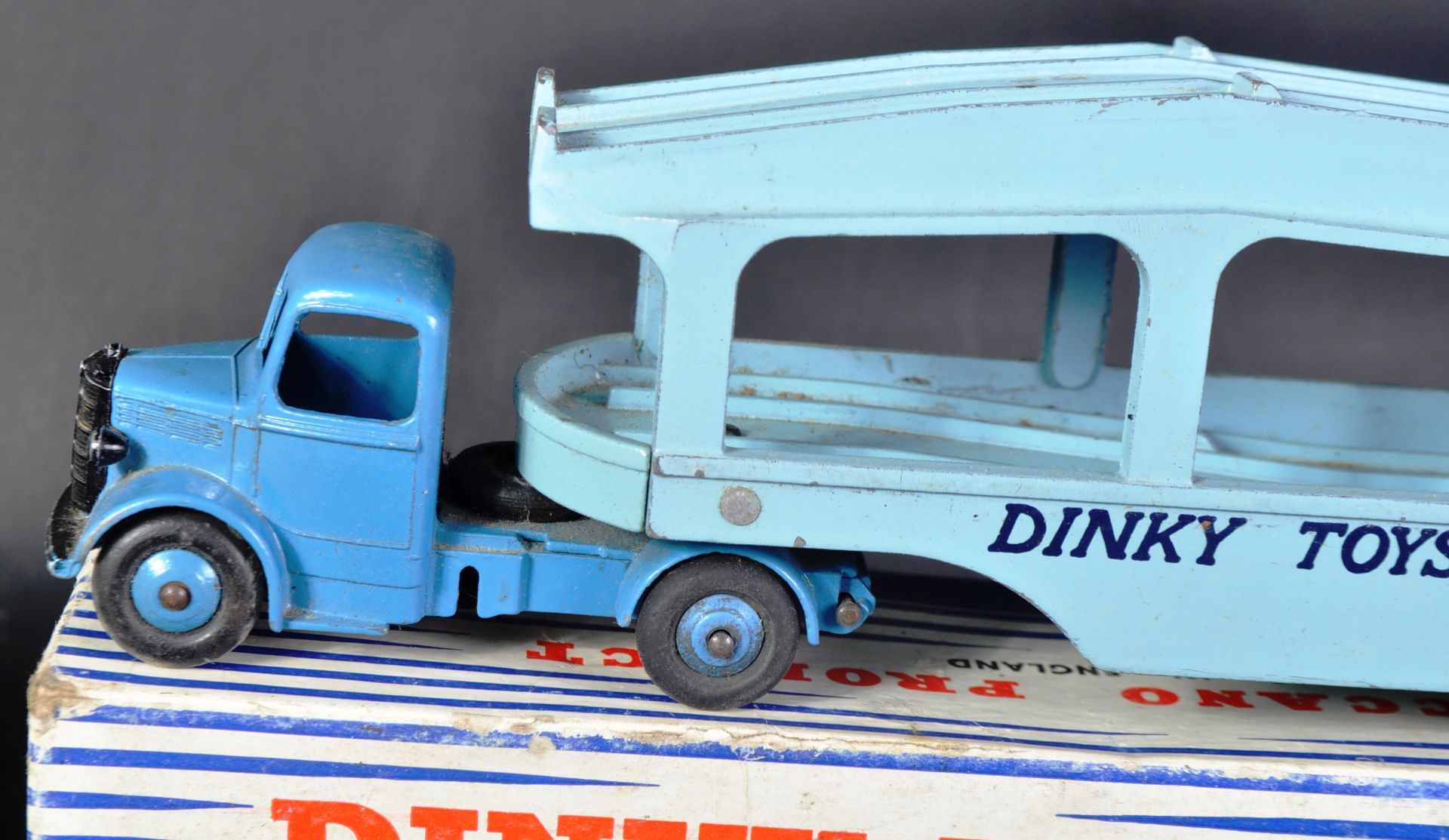 ORIGINAL VINTAGE DINKY TOYS DIECAST MODEL CAR TRANSPORTER - Bild 2 aus 7