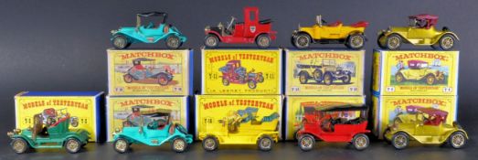 COLLECTION OF VINTAGE LESNEY MATCHBOX MODELS OF YESTERYEAR DIECAST