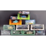 COLLECTION OF ASSORTED DIECAST MODEL TANKS AND CARS