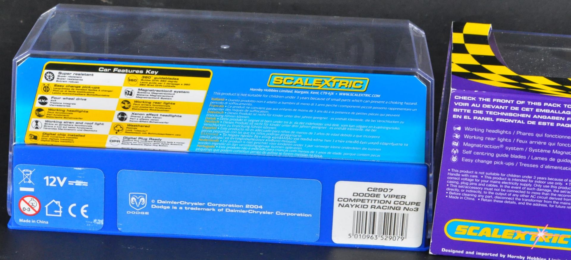 SCALEXTRIC - TWO 1/32 SCALE BOXED SLOT RACING CARS - Image 4 of 5