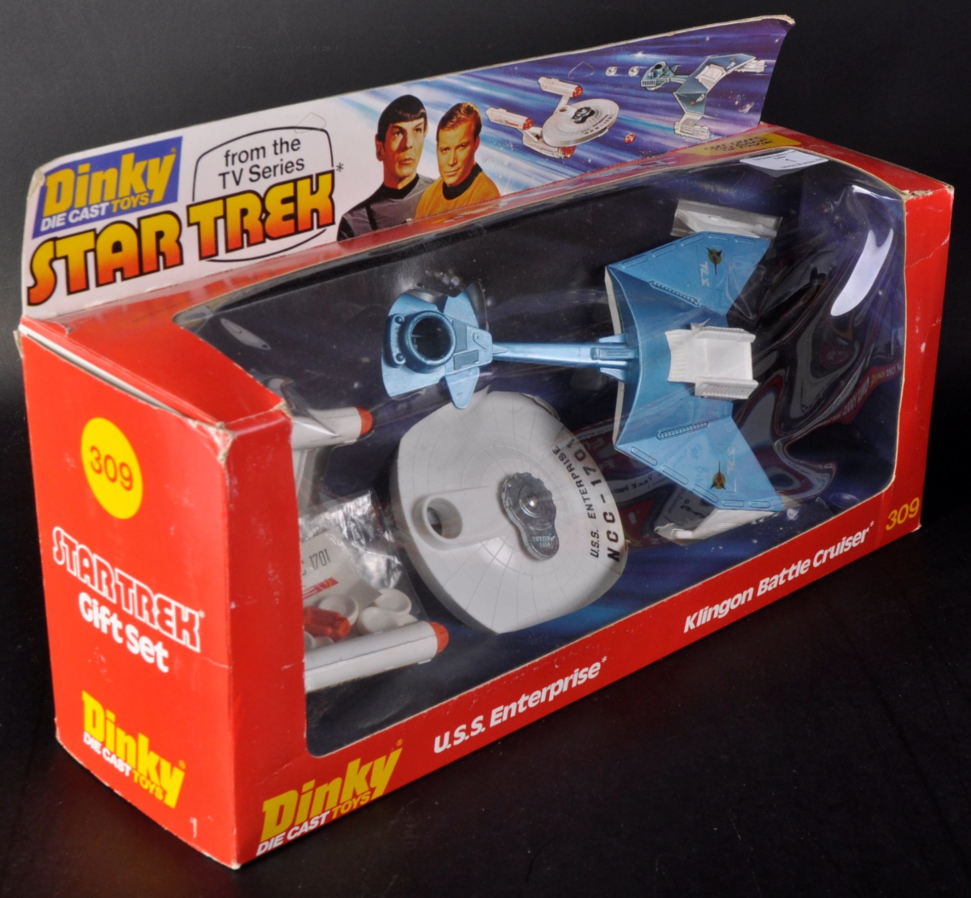 VINTAGE DINKY TOYS STAR TREK USS ENTERPRISE DIECAST MODEL - Bild 5 aus 7