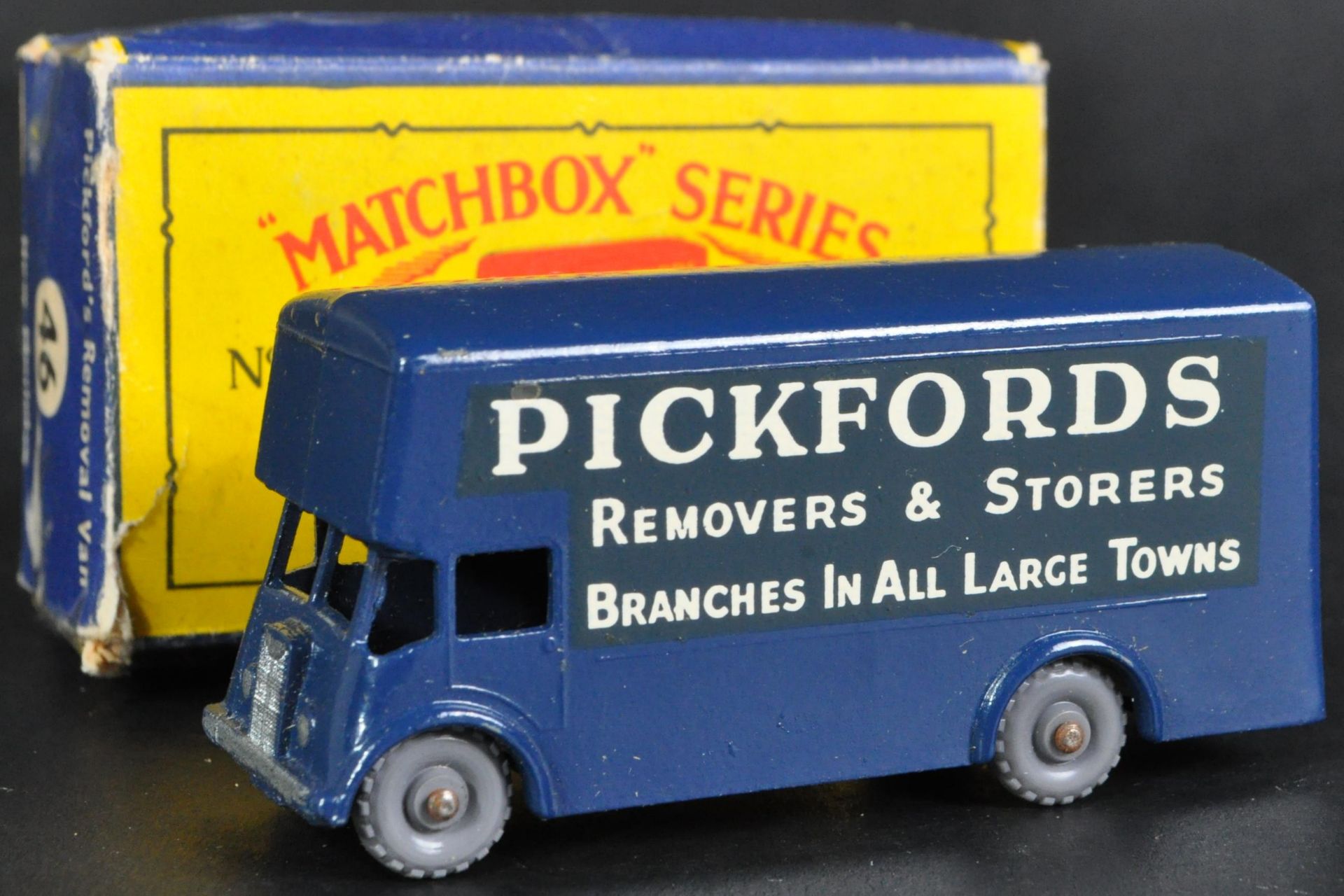 ORIGINAL VINTAGE MATCHBOX MOKO LESNEY DIECAST PICKFORDS VAN - Image 2 of 5