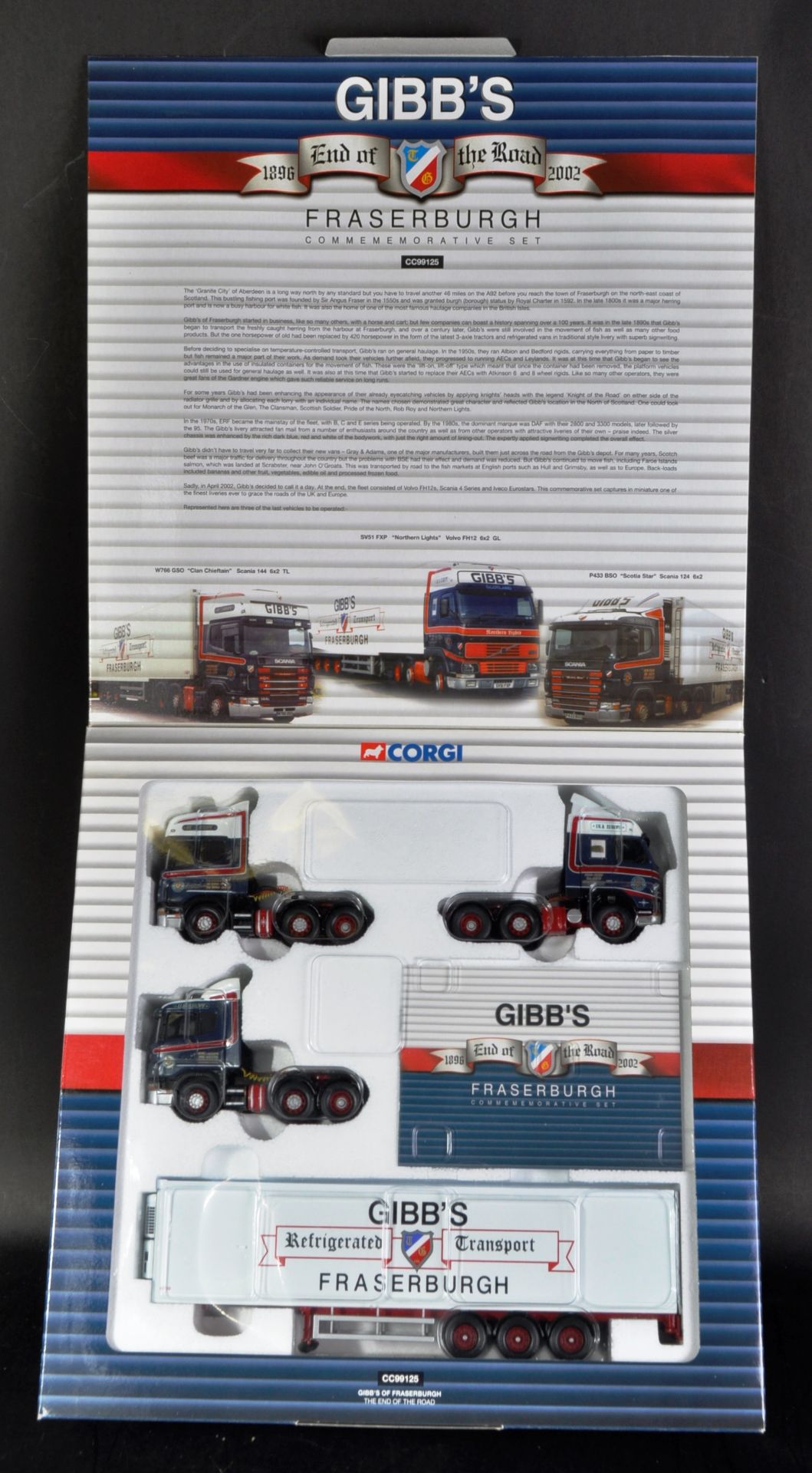 CORGI LIMITED EDITION GIBBS OF FRASERNURGH DIECAST BOXSET