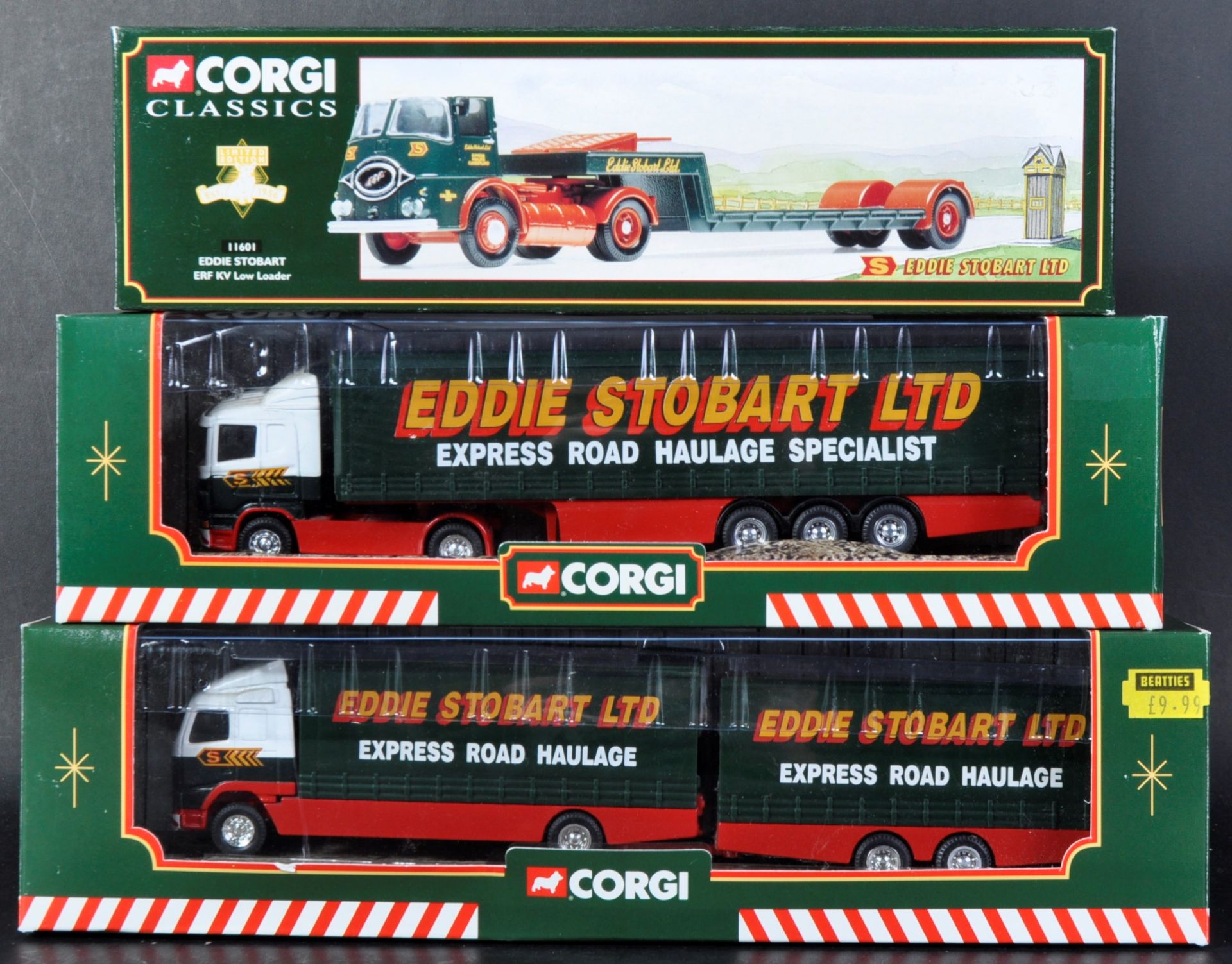 COLLECTION OF ASSORTED CORGI EDDIE STOBART DIECAST MODELS