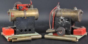 TWO ORIGINAL VINTAGE BOWMAN MODLES LIVE STEAM TRACTION ENGINES