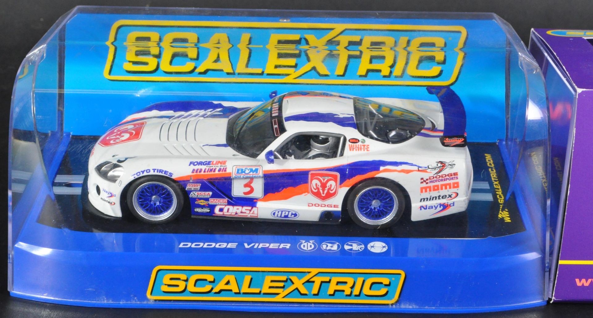 SCALEXTRIC - TWO 1/32 SCALE BOXED SLOT RACING CARS - Image 2 of 5