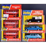 COLLECTION OF VINTAGE DINKY TOYS DIECAST MODEL CARS & BUSES