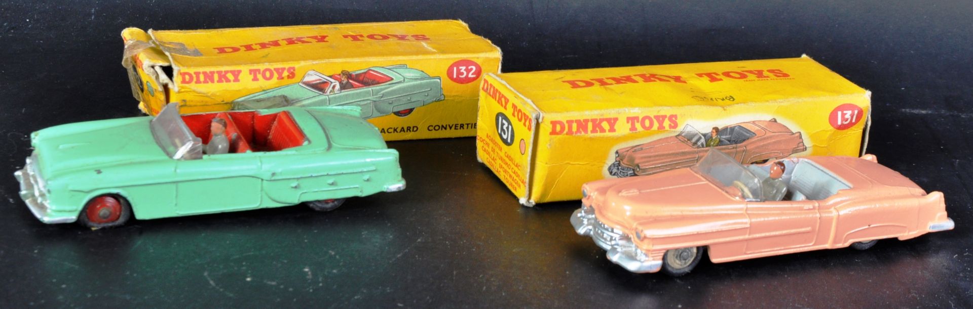 TWO ORIGINAL VINTAGE DINKY TOYS BOXED DIECAST MODEL CARS